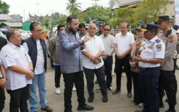 Gunakan sistem qr, antrean truk solar di bandar buat dipindah ke koto lalang