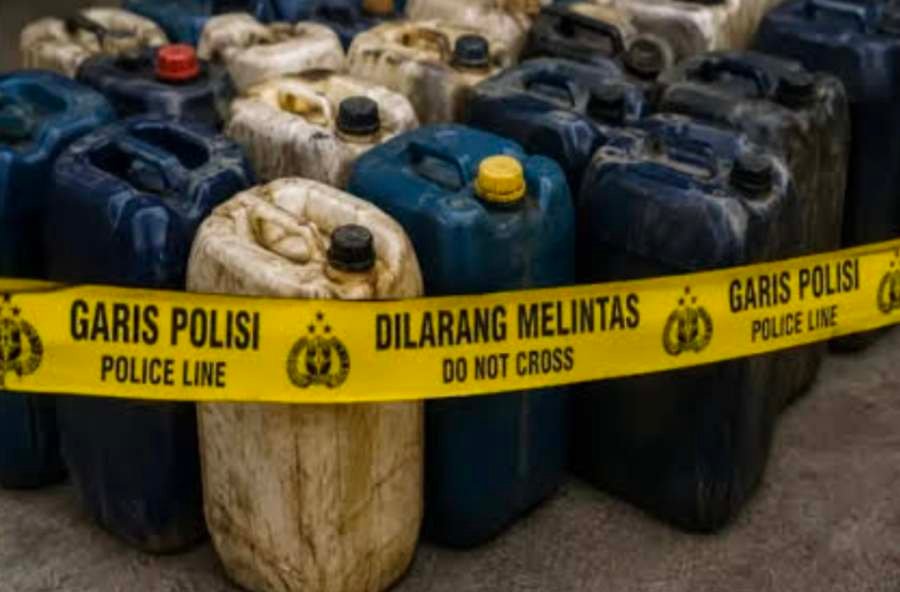 Polres Sijunjung Amankan 1.980 Liter Bio Solar Subsidi dari Dua Pelangsir
