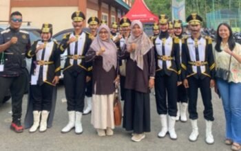 Paskibra ruyung naga man 3 padang borong tiga gelar di kejurda forbasi